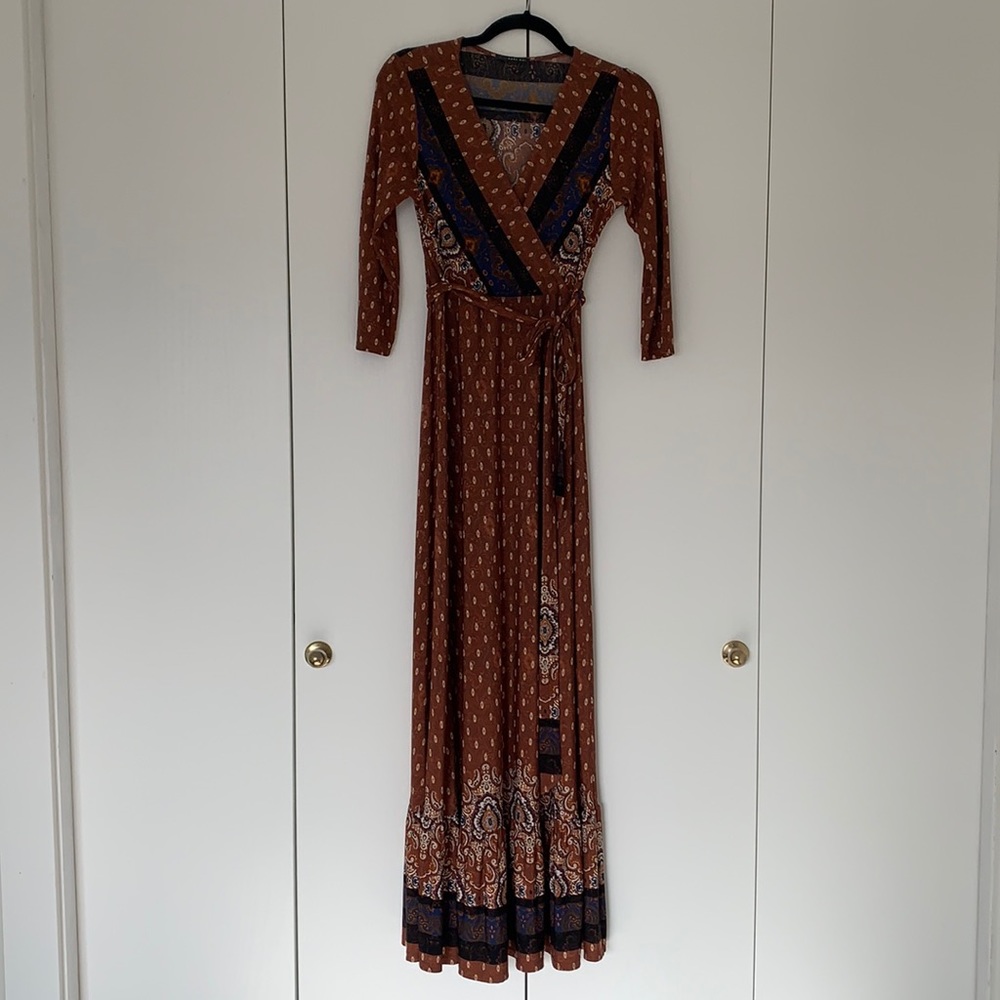 Autumn maxi dress